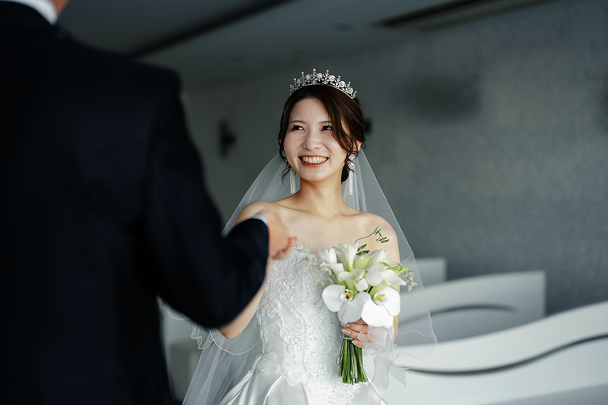 クイーンズマリーの新郎新婦